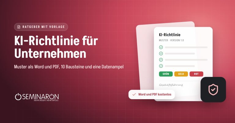 KI-Richtlinie für Unternehmen: Muster mit Datenampel
